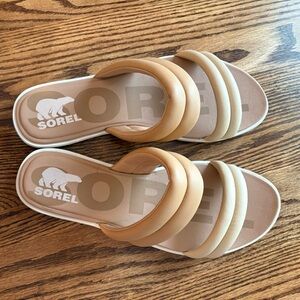Sorel Dual-Tone Slide Sandals